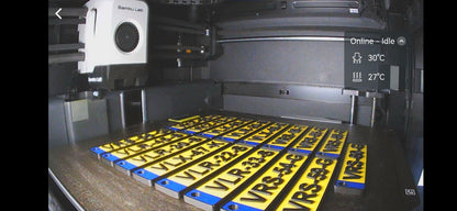 kenteken sleutelhanger personalised