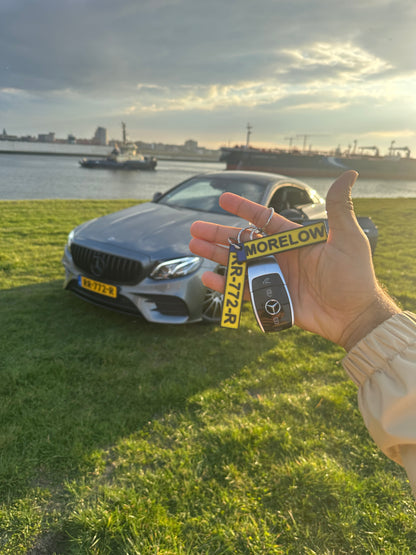 kenteken sleutelhanger personalised